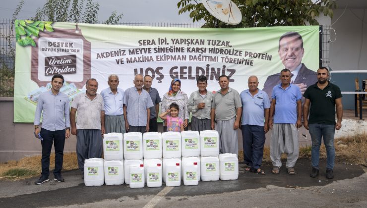 BÜYÜKŞEHİR’DEN AKDENİZ MEYVE SİNEĞİ’NE KARŞI KENT GENELİNDE ÖNLEM  BÜYÜKŞEHİR’İN TARIMA DESTEKLERİ DUR DURAK BİLMİYOR