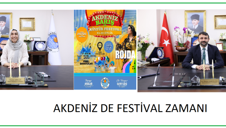 Eş Başkanlar Sarıyıldız ve Arslan, 7’den 70’e tüm Mersinlileri Tırmıl Miting Alanı’na davet etti  “AKDENİZ BELEDİYESİ BARIŞ VE KÜLTÜR FESTİVALİ BAŞLIYOR