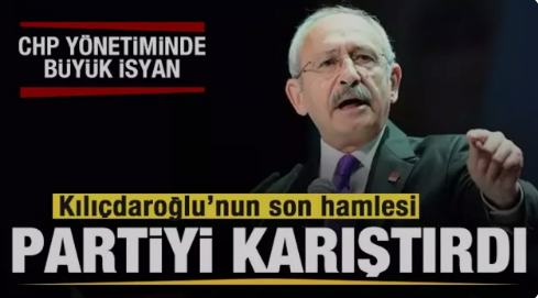 CHP yönetimi isyan bayrağı açtı