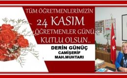 24 KASIM   ÖĞRETMENLER GÜNÜ MESAJI