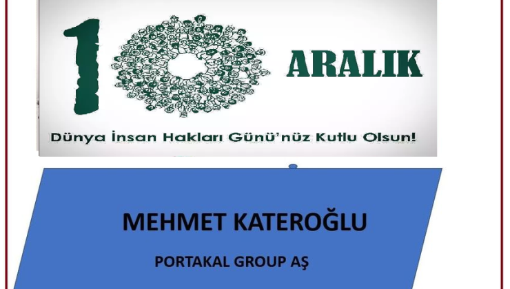 10-ARALIK İNSAN  HAKLARI MESAJLARI