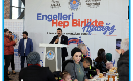 EŞ BAŞKAN SARIYILDIZ, ÖZEL ÇOCUKLAR VE AİLELERİ İLE BULUŞTU