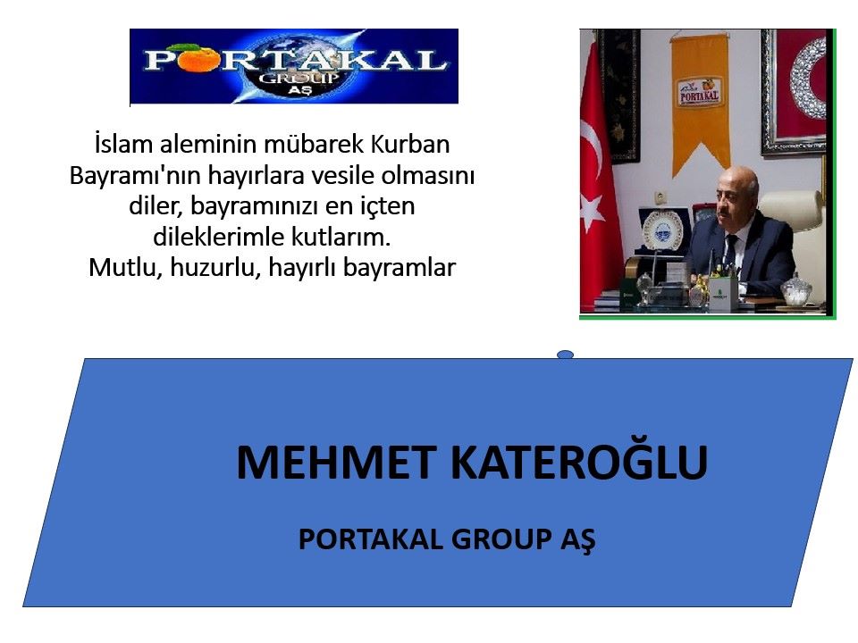 ÖZYAR MERSİN POSTASI GAZETESİ KURBANBAYRAMI MESAJLARI;