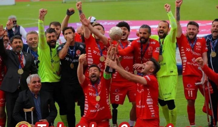 2024 Avrupa Ampute Futbol Şampiyonası’nın finalinde İspanya’yı 3-0 mağlup edip, üst üste 3’üncü kez Avrupa şampiyonu