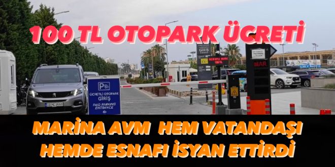 MERSİN HALKI MARİNA YÖNETİMİNE İSYAN ETTİ