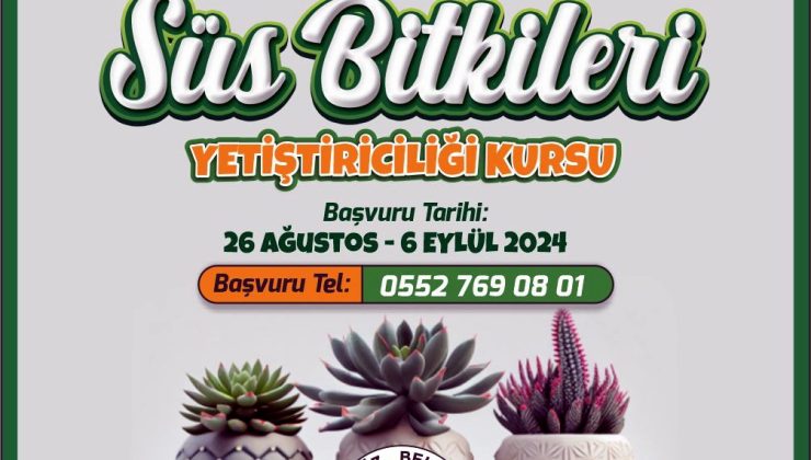 Kursiyer kadınlara teorik ve uygulamalı eğitimler verilecek