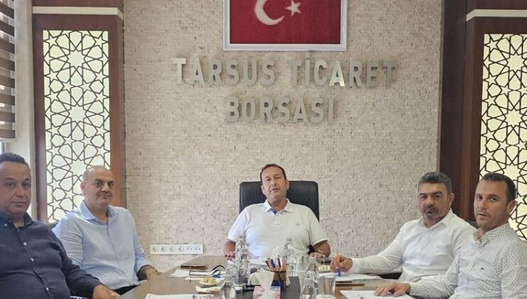 Tarsus Ticaret Borsası olağan haftalık yönetim kurulu toplantısı gerçekleşti.