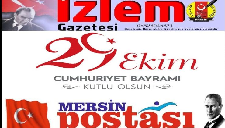 29 EKİM  CUMHURİYET BAYRAMI KUTLAMA MESAJLARI