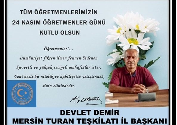 24 KASIM  ÖĞRETENLER GÜNÜ MESAJI