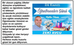 24kasım öğretmenler günü mesjları