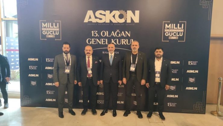 ASKON Mersin Şube Başkanı Hasan Arslan’dan Tebrik Mesajı