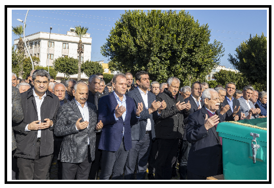 BAŞKAN SEÇER, HALASINI SON YOLCULUĞUNA UĞURLADI