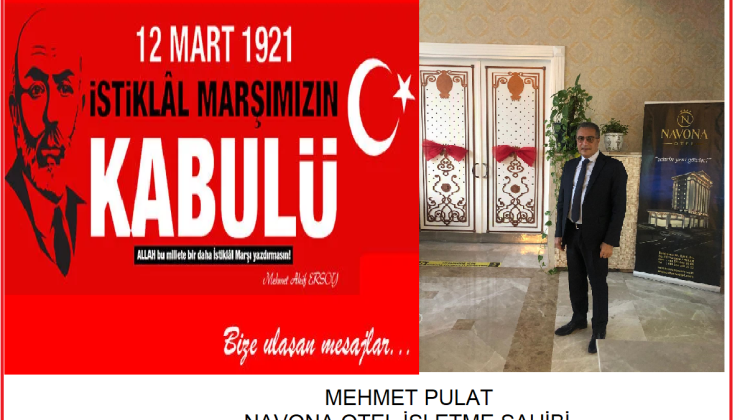 İSTİKLAL MARŞIMIZIN KABUL OLUŞUNUN YIL DÖNÜMÜ